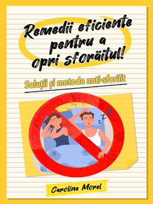 cover image of Remedii eficiente pentru a opri sforăitul!